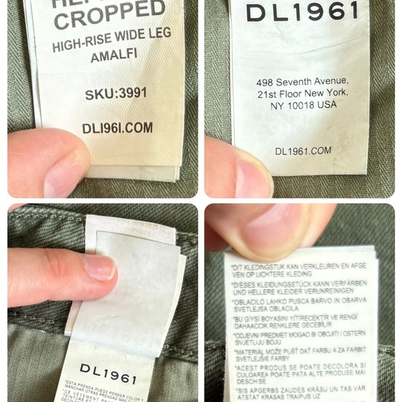 DL1961 by Anthropologie Hepburn Ultra High-Rise Cropped Wide-Leg Jeans - Picture 14 of 16